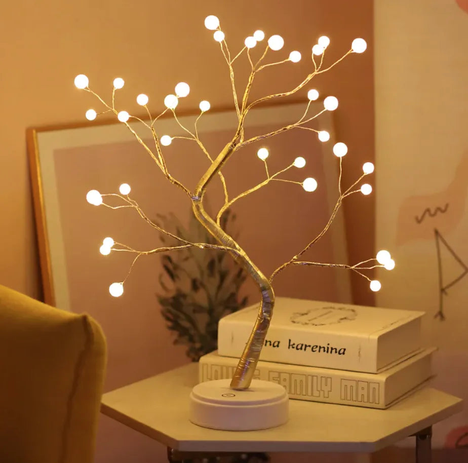 Pearl Star Tree Touch Night Light