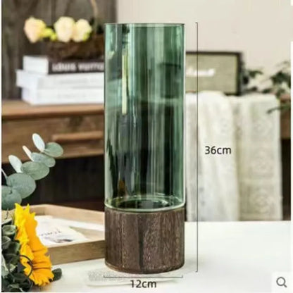 Glass Hydroponic Flowers Roses Lilies Living Room Table Arrangement Decoration