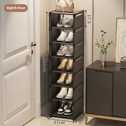 Simple Shoe Rack - Multi-Layer Space-Saving Storage Solution for Home Doorways