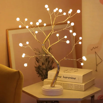 Pearl Star Tree Touch Night Light