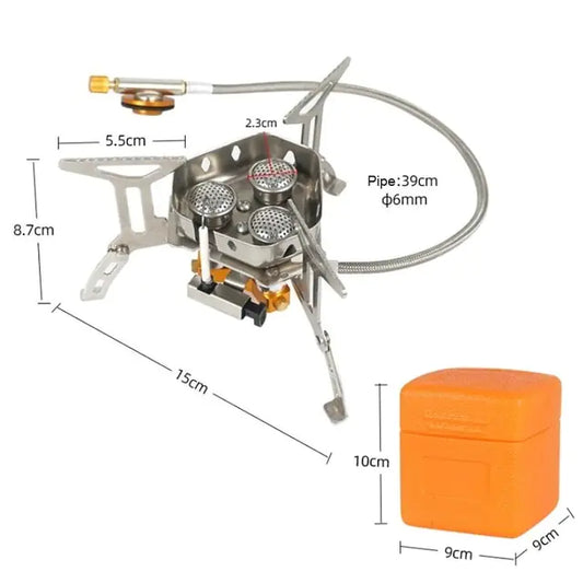 Three Head Camping Stove